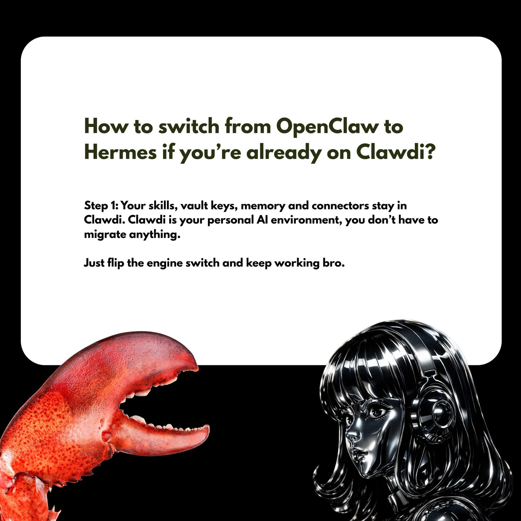 Most Tool Switches Are a Headache. On Clawdi, It’s Just One Step.