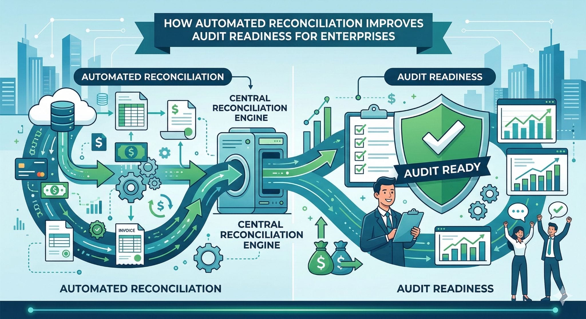 How Automated Reconciliation Improves Audit Readiness for Enterprises