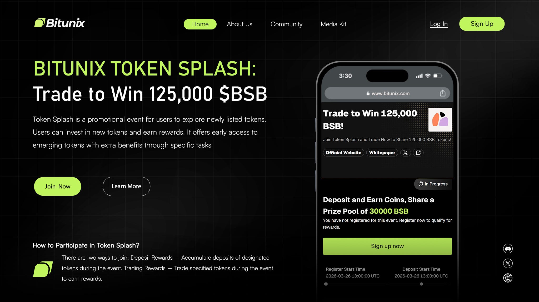 Get $125 from Bitunix in a new Token Splash