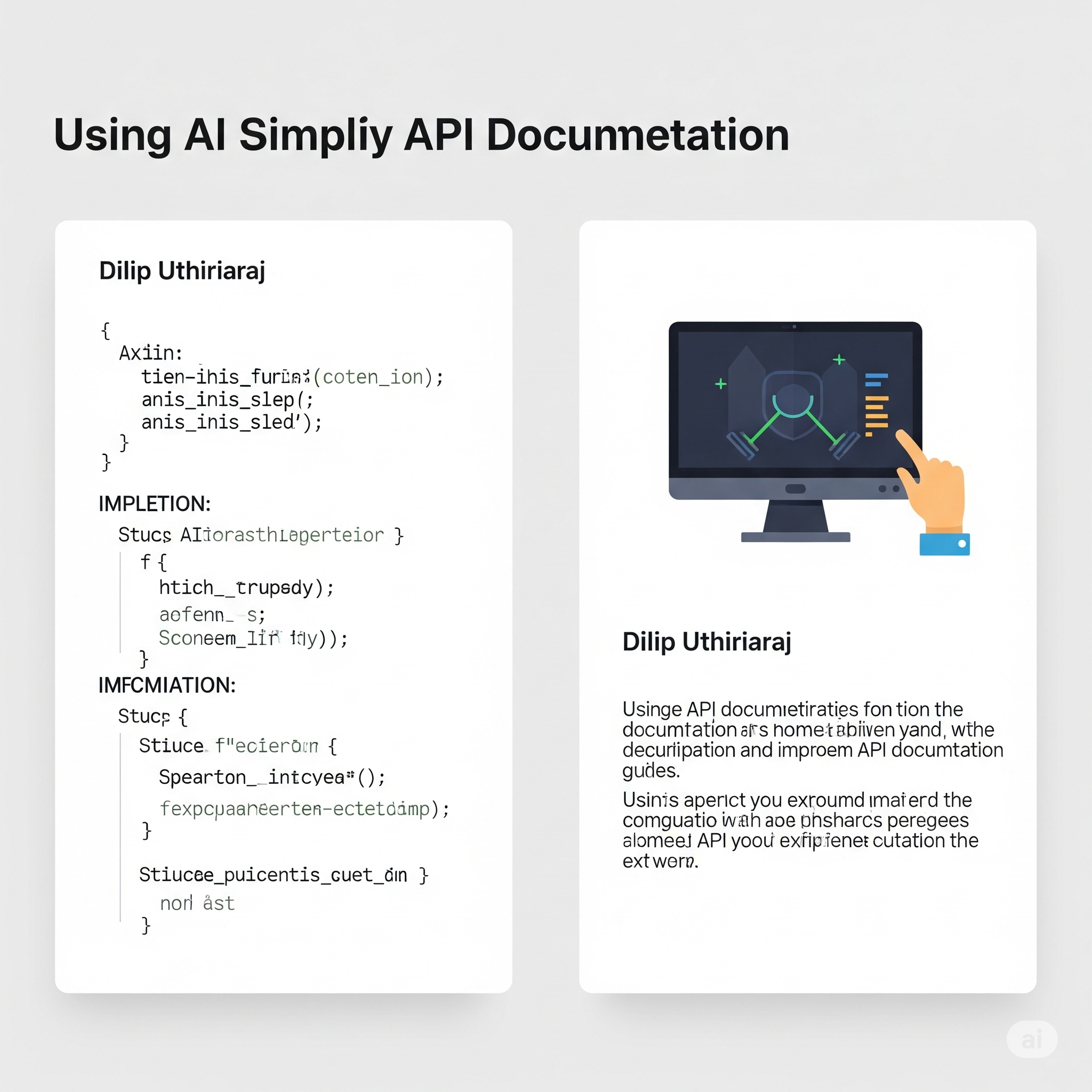 How to Write Simple API Documentation Using AI