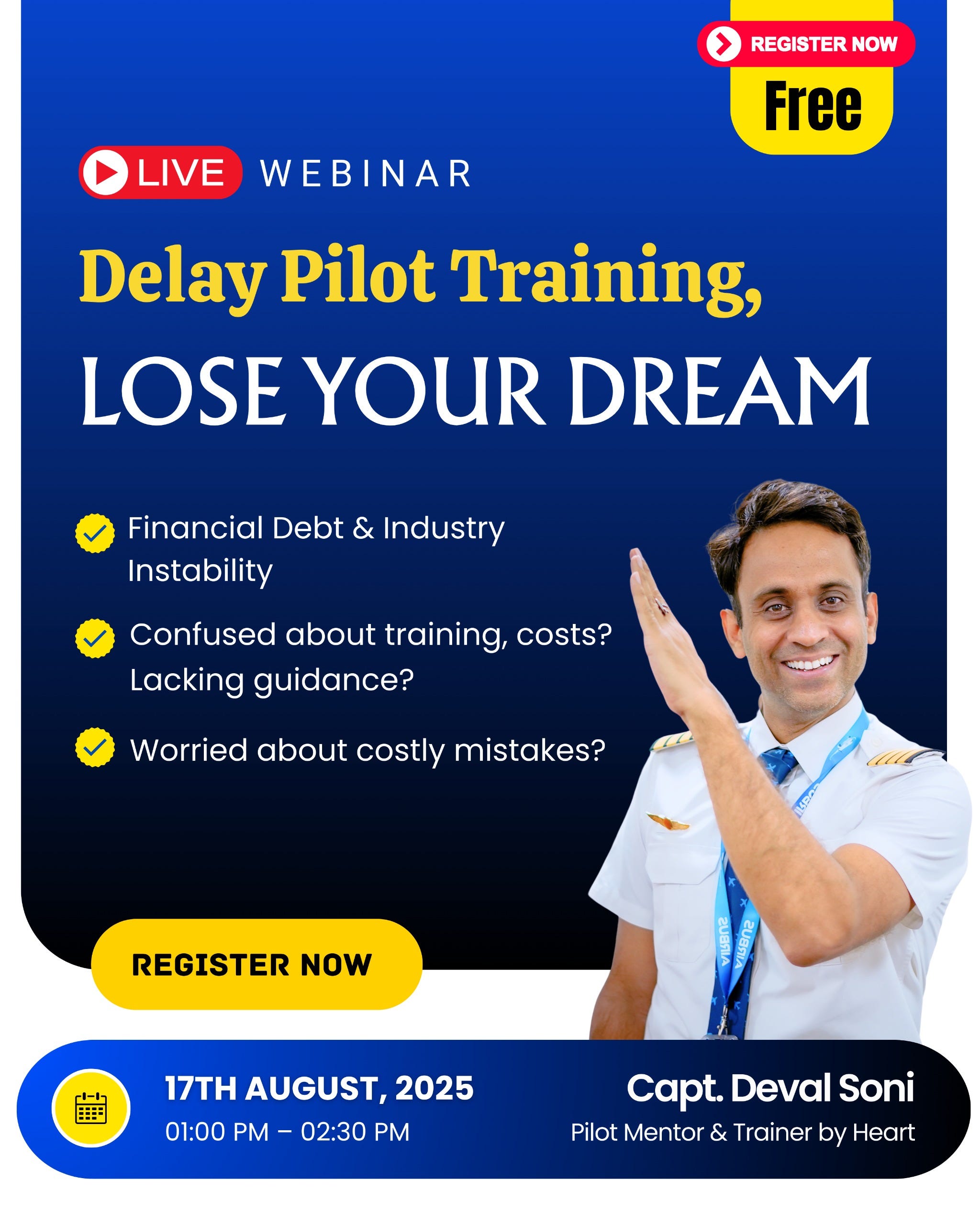 Dreaming of becoming a Pilot-
