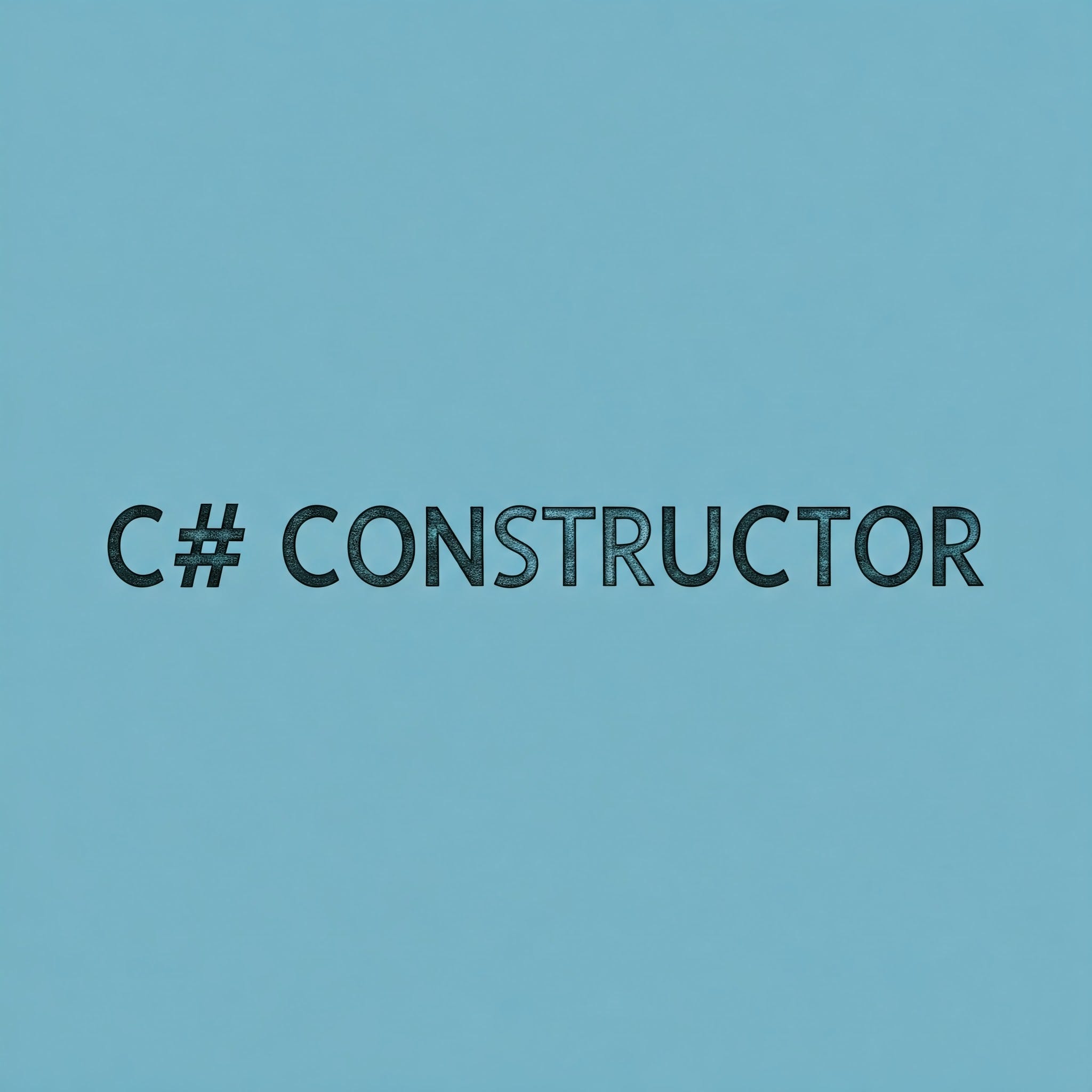 C# — Constructor