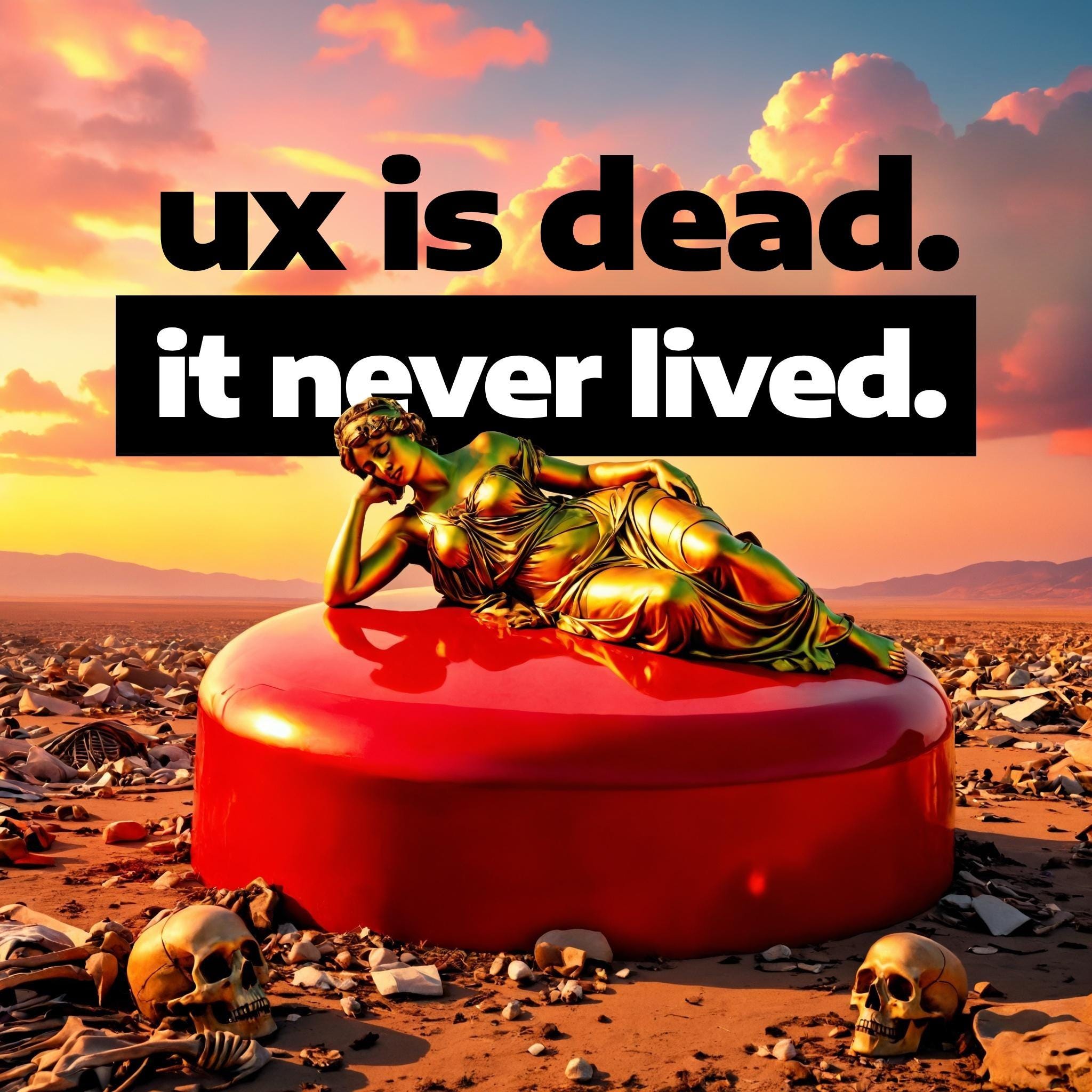 UX Is Dead. It Never Lived.