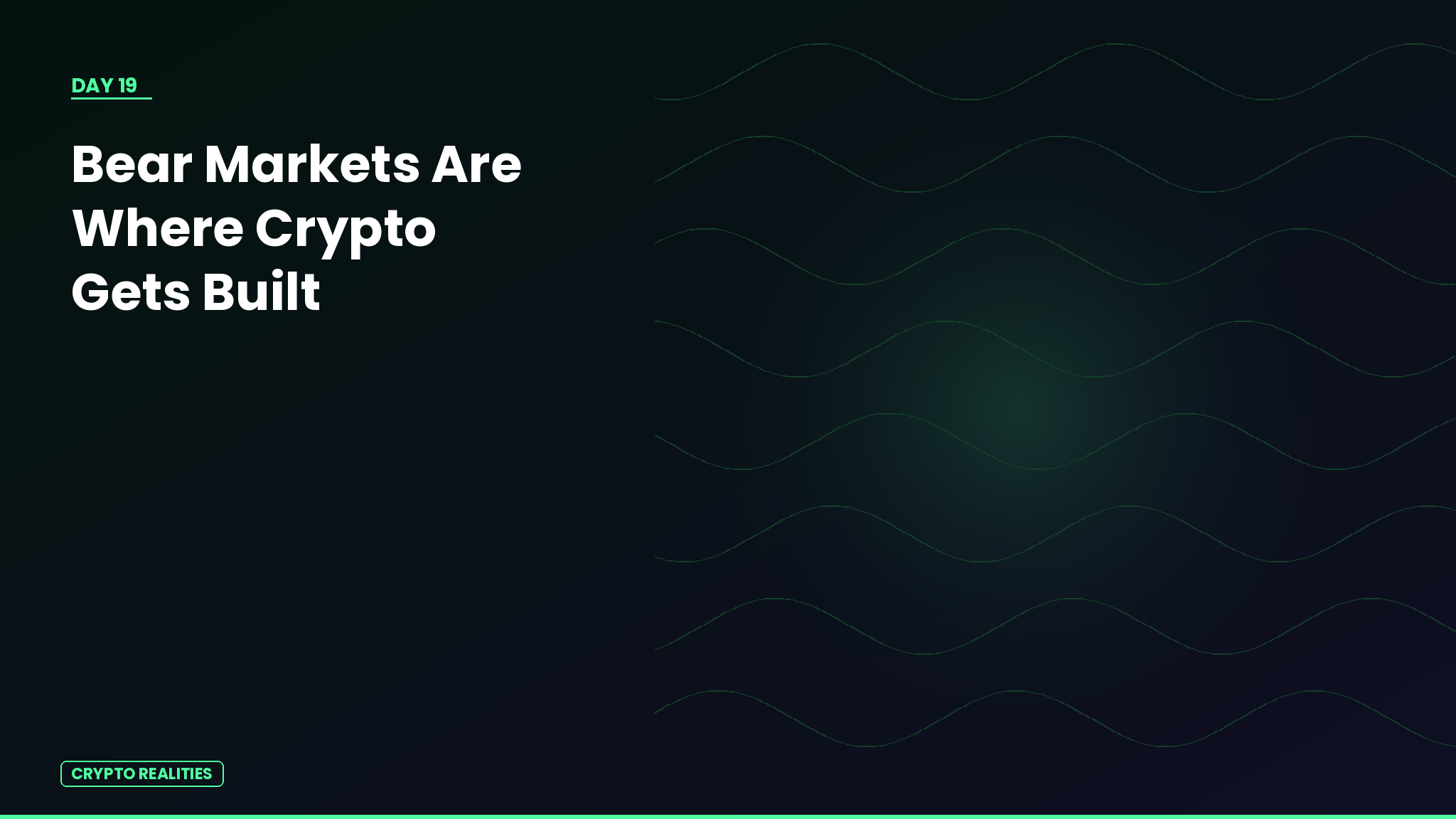 Why the Bear Market Is the BEST Time to Get Into Crypto