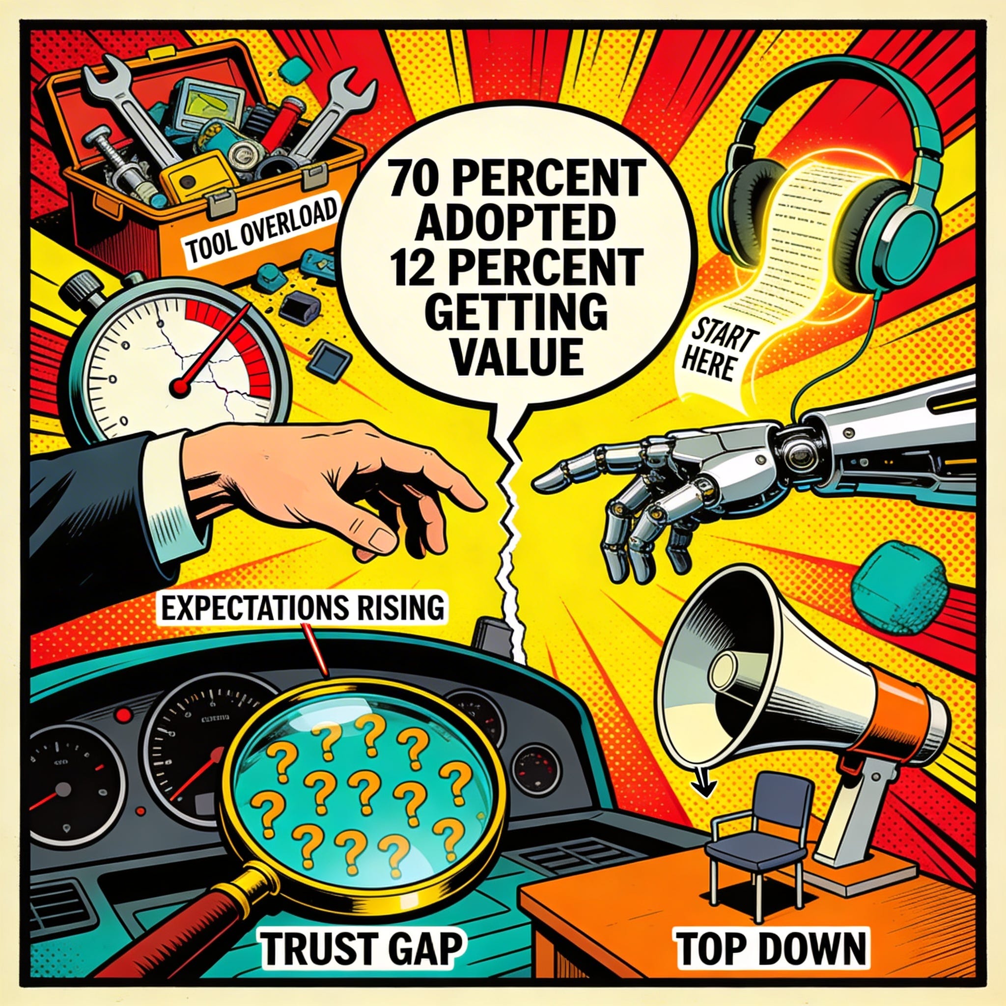 70% of Companies Use AI. Only 12% of PMs Are Actually Getting Value.