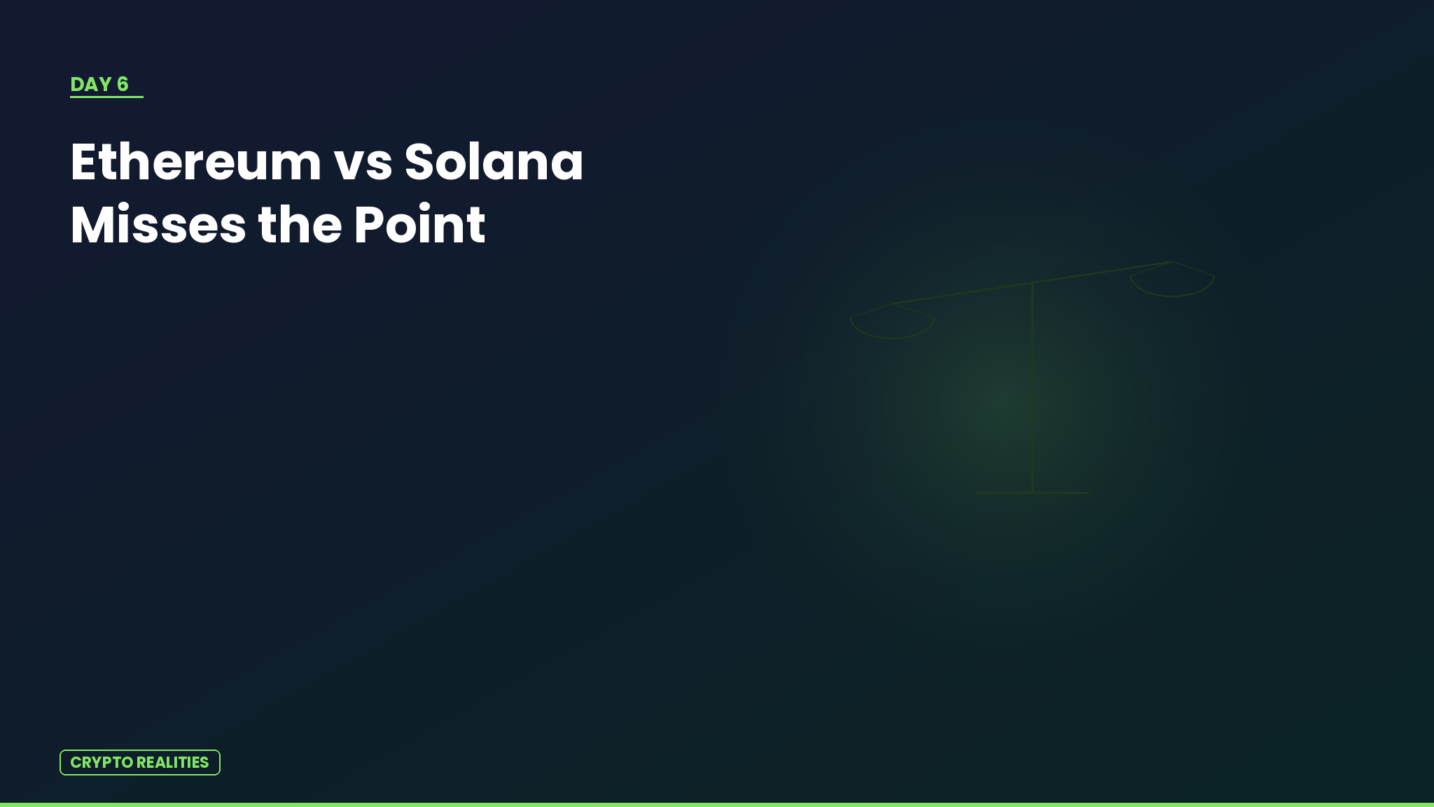 Ethereum vs Solana in 2025: The War Already Has a Winner