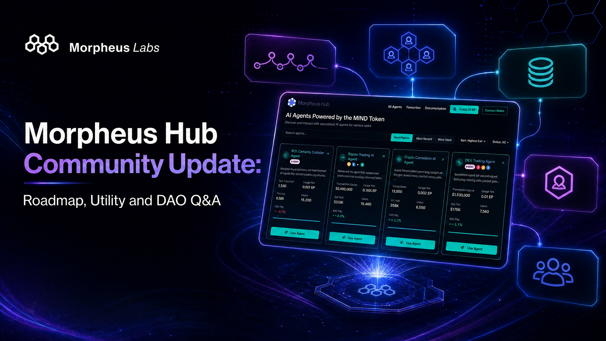 Morpheus Hub Community Update: Roadmap, Utility and DAO Q&A