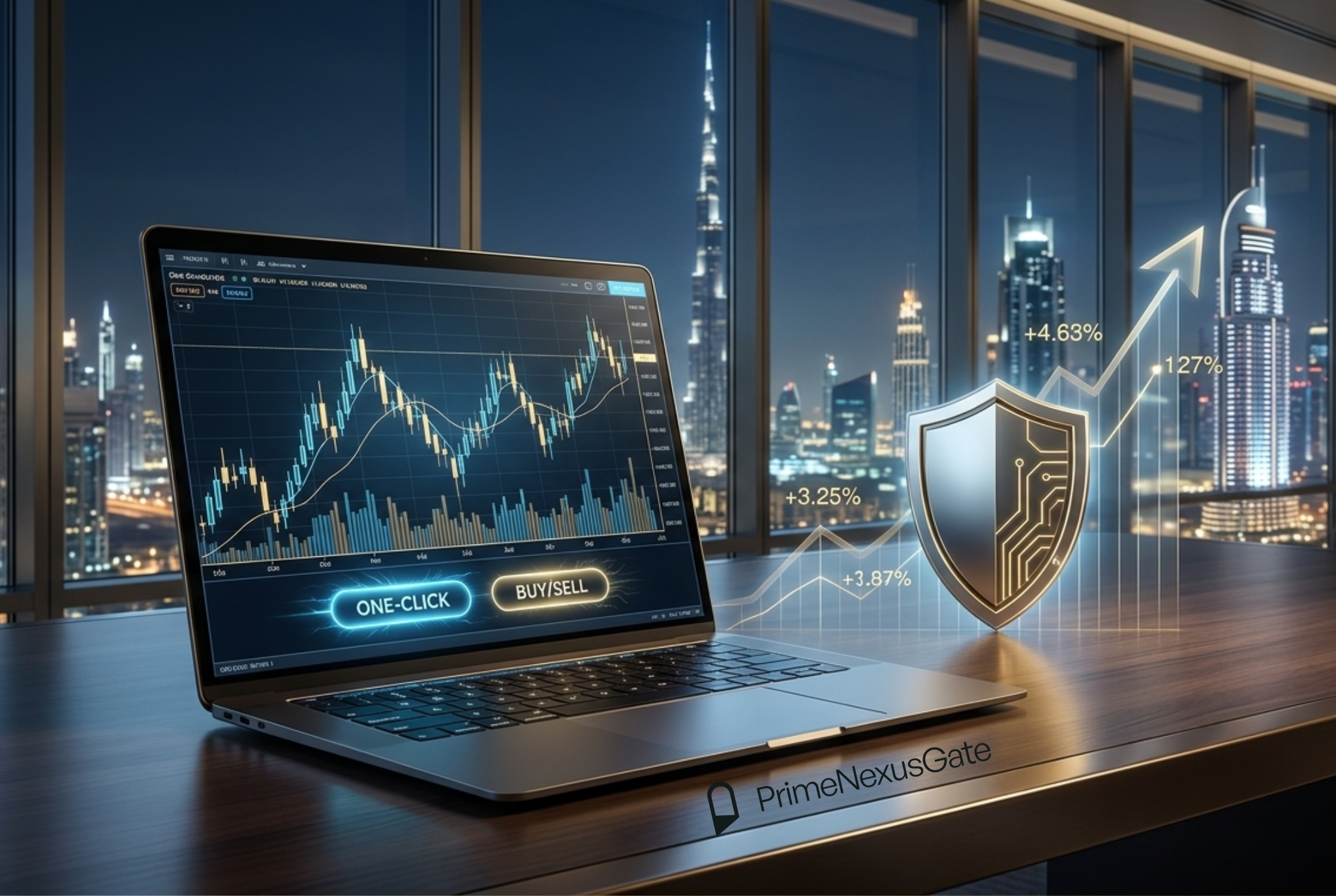 One-Click Trading vs. Trailing Stops: Mastering Execution on Prime Nexus Gate