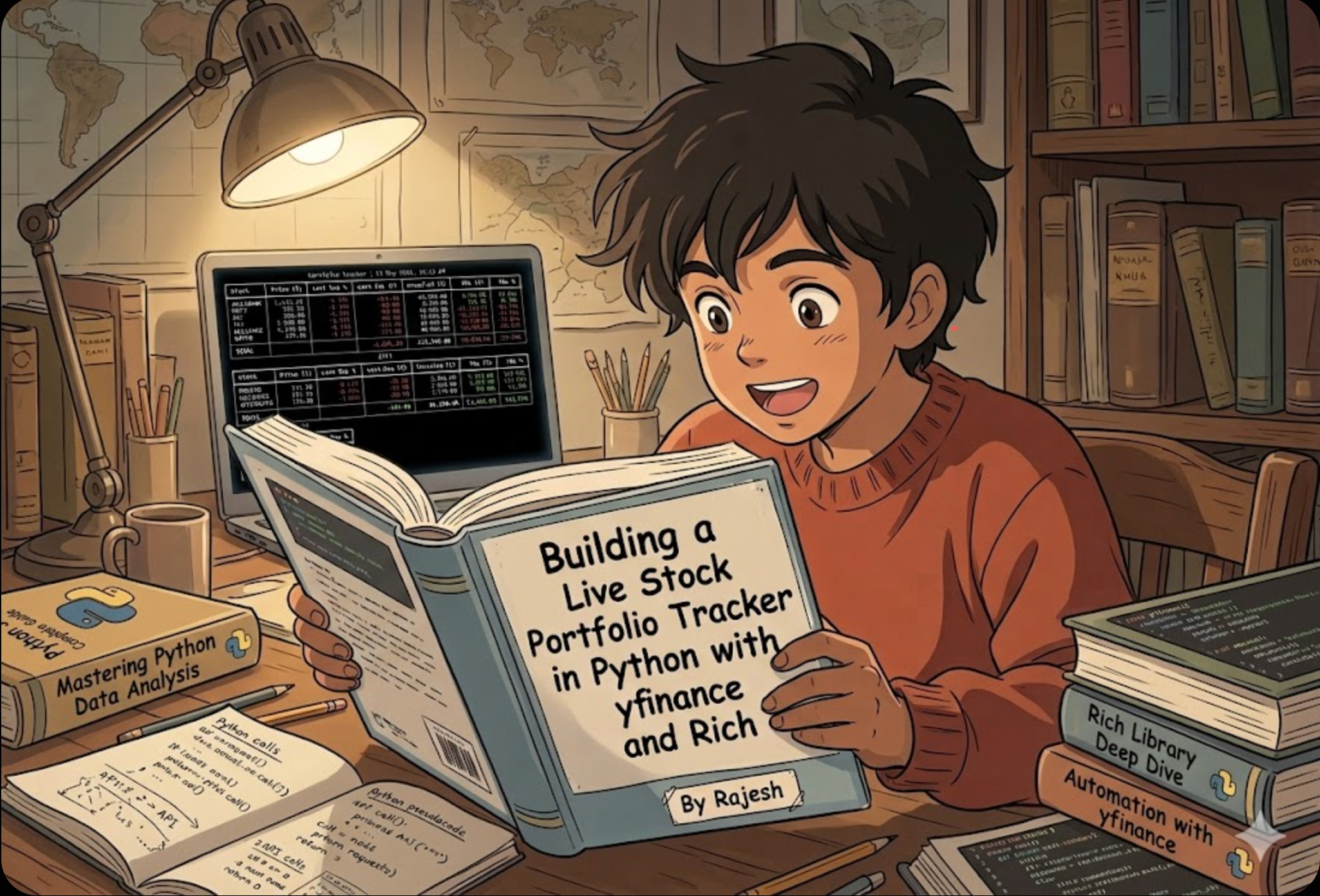 Building a Live Stock Portfolio Tracker in Python with yfinance and Rich