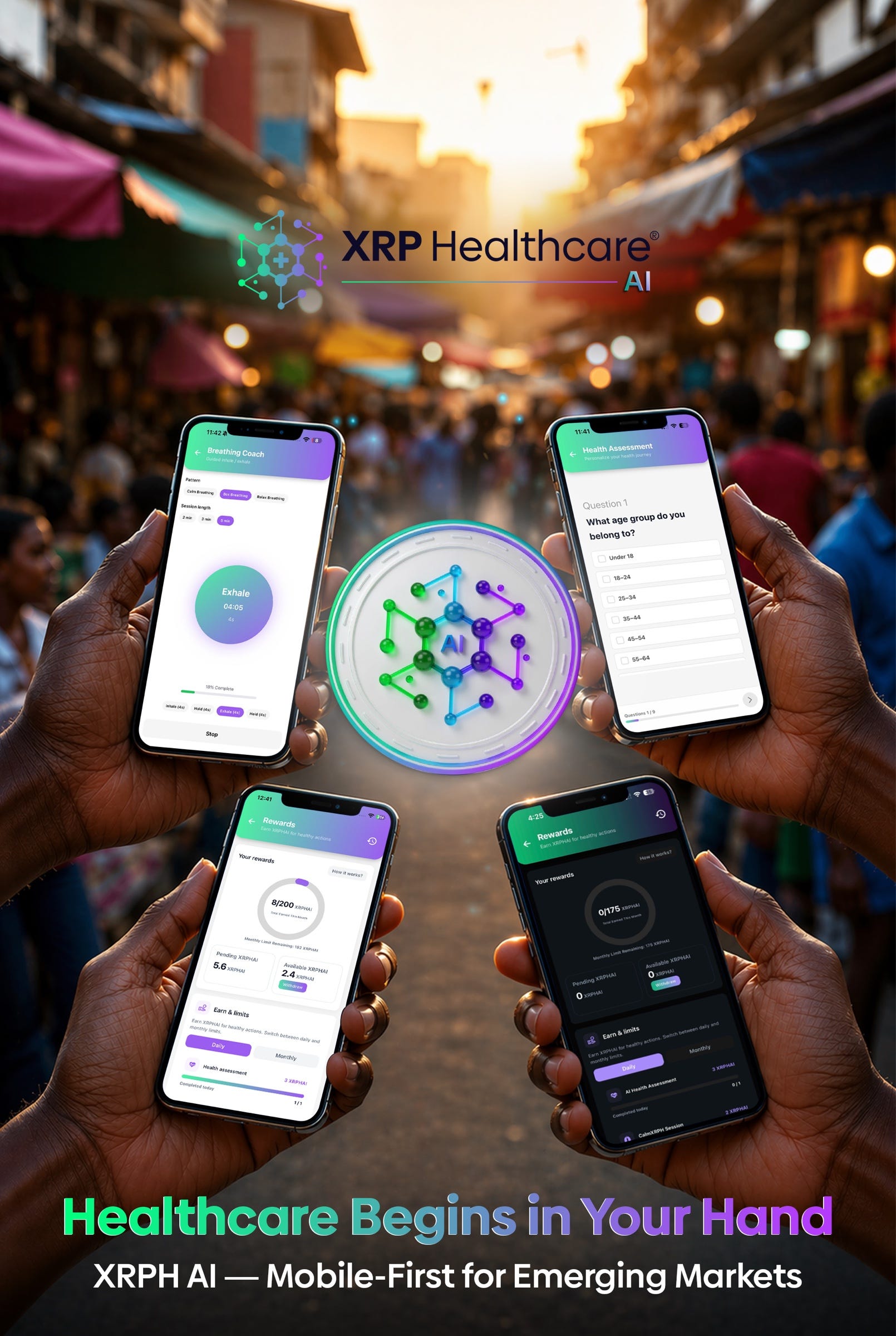 XRPH AI: Mobile-First Healthcare at Global Scale – Powering Real Utility Through 6.8