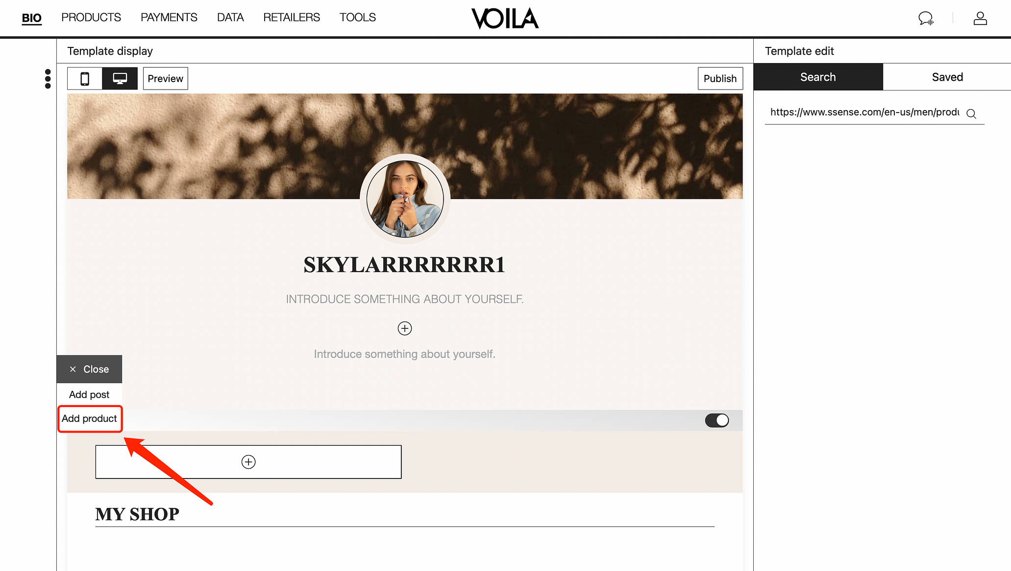 How to build your own Voila shop