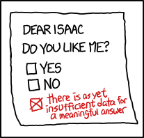 XKCD 1448: https://www.explainxkcd.com/wiki/index.php/1448:_Question