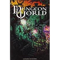 Book cover of Dungeon World, a fantasy ttrpg