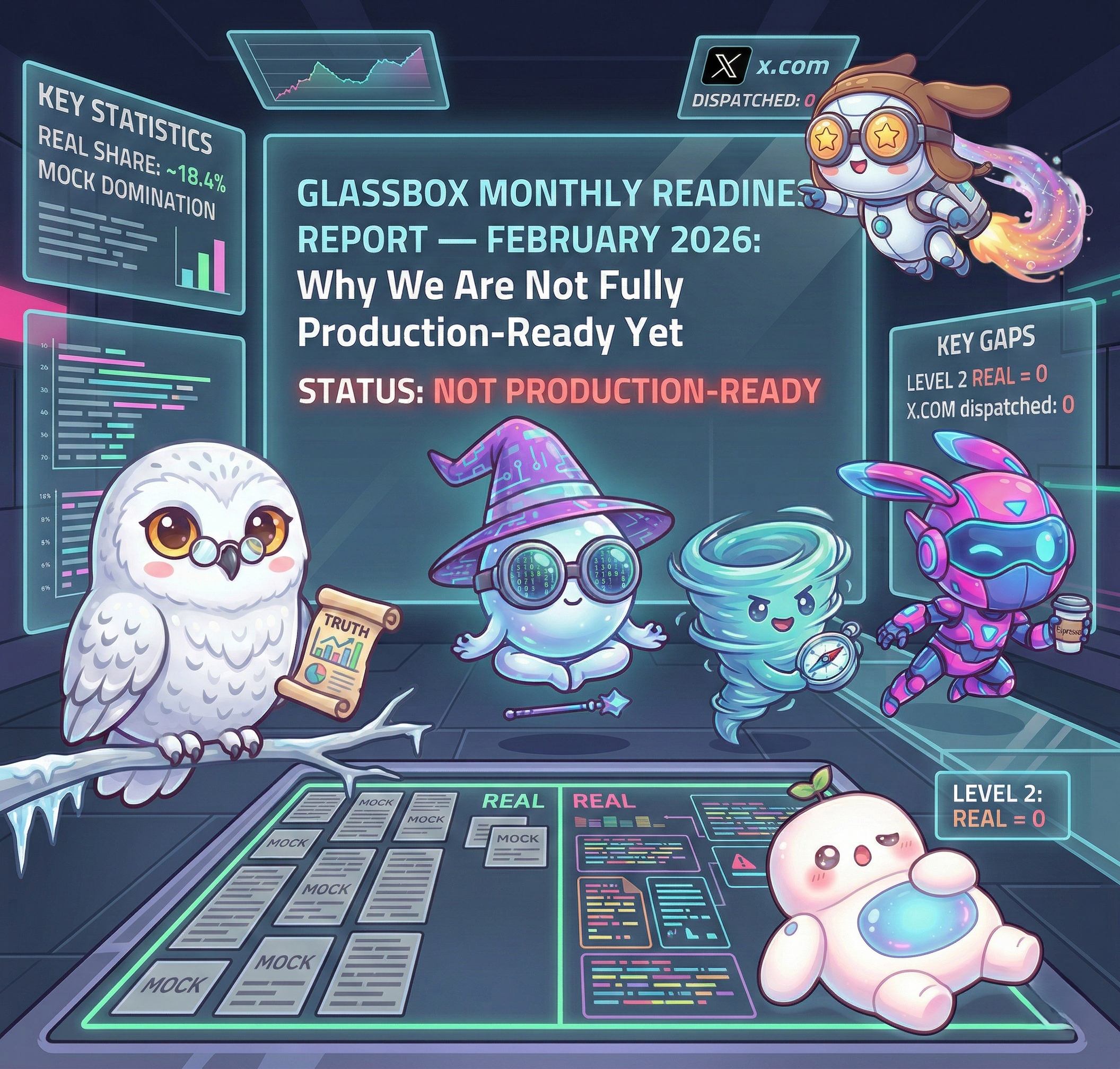 GlassBox Monthly Readiness Report — February 2026: Why We Are Not Fully Production-Ready Yet