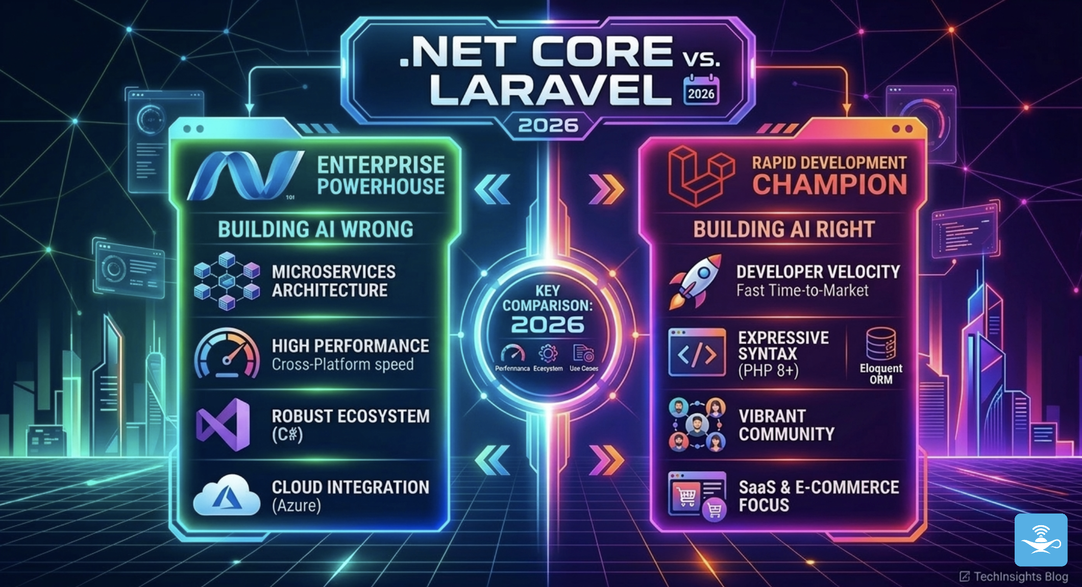 .NET Core vs Laravel in 2026: We Use Both, Here’s How We Decide