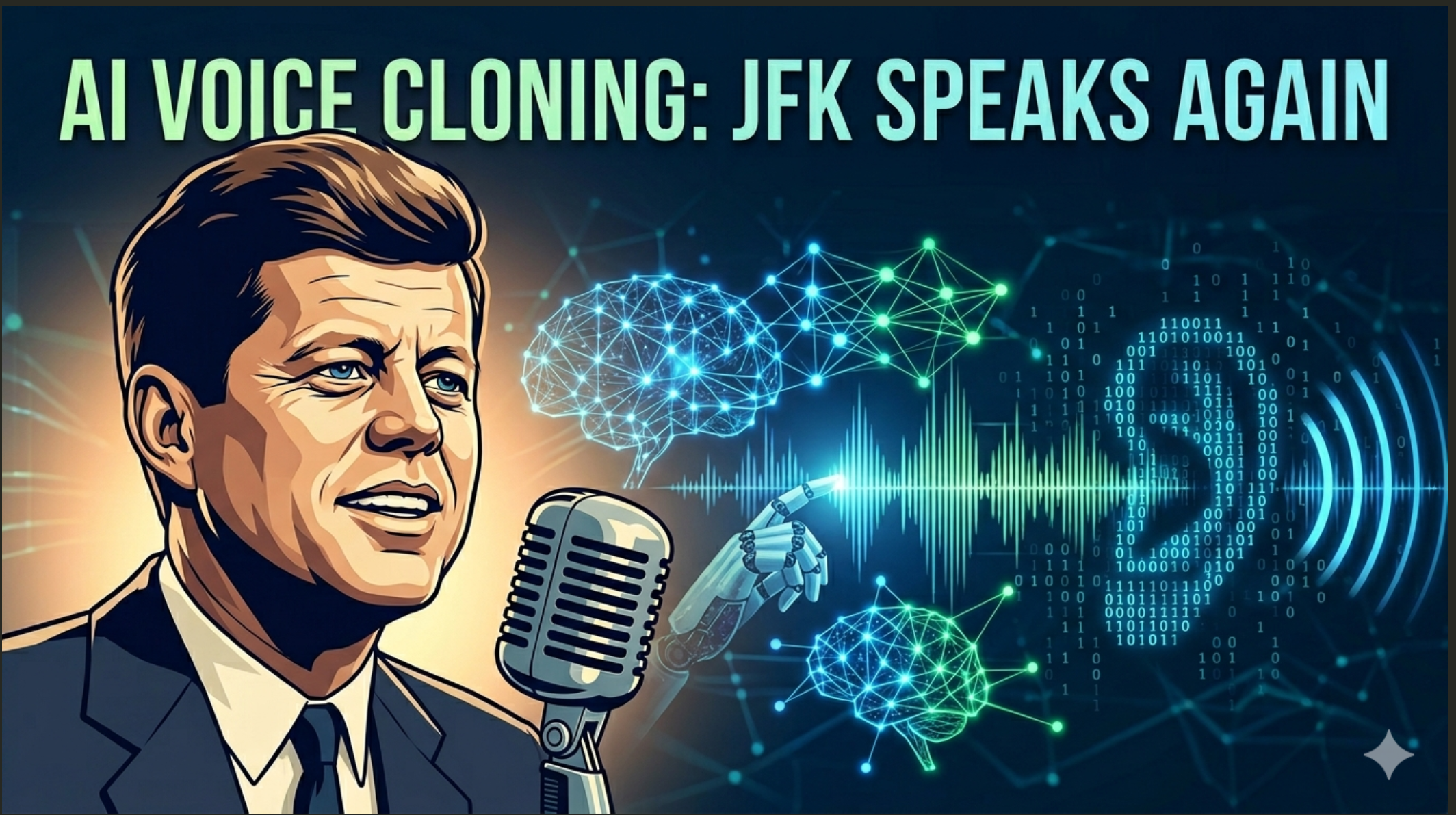 I cloned JFK’s voice using AI for $2. Here is what surprised me…