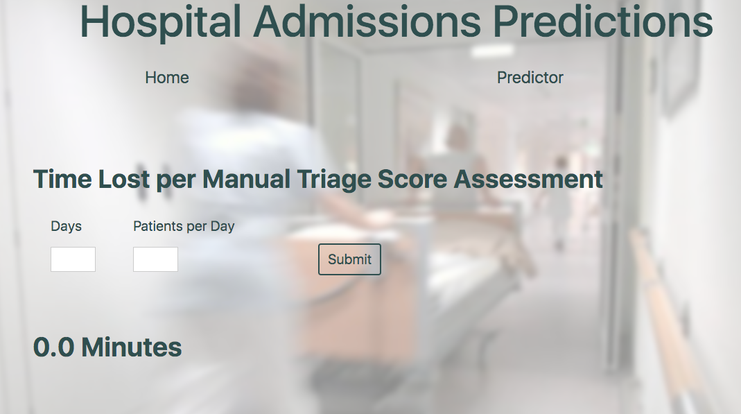 For dramatic effect, you can look at how much time could be wasted manually assessing triage
