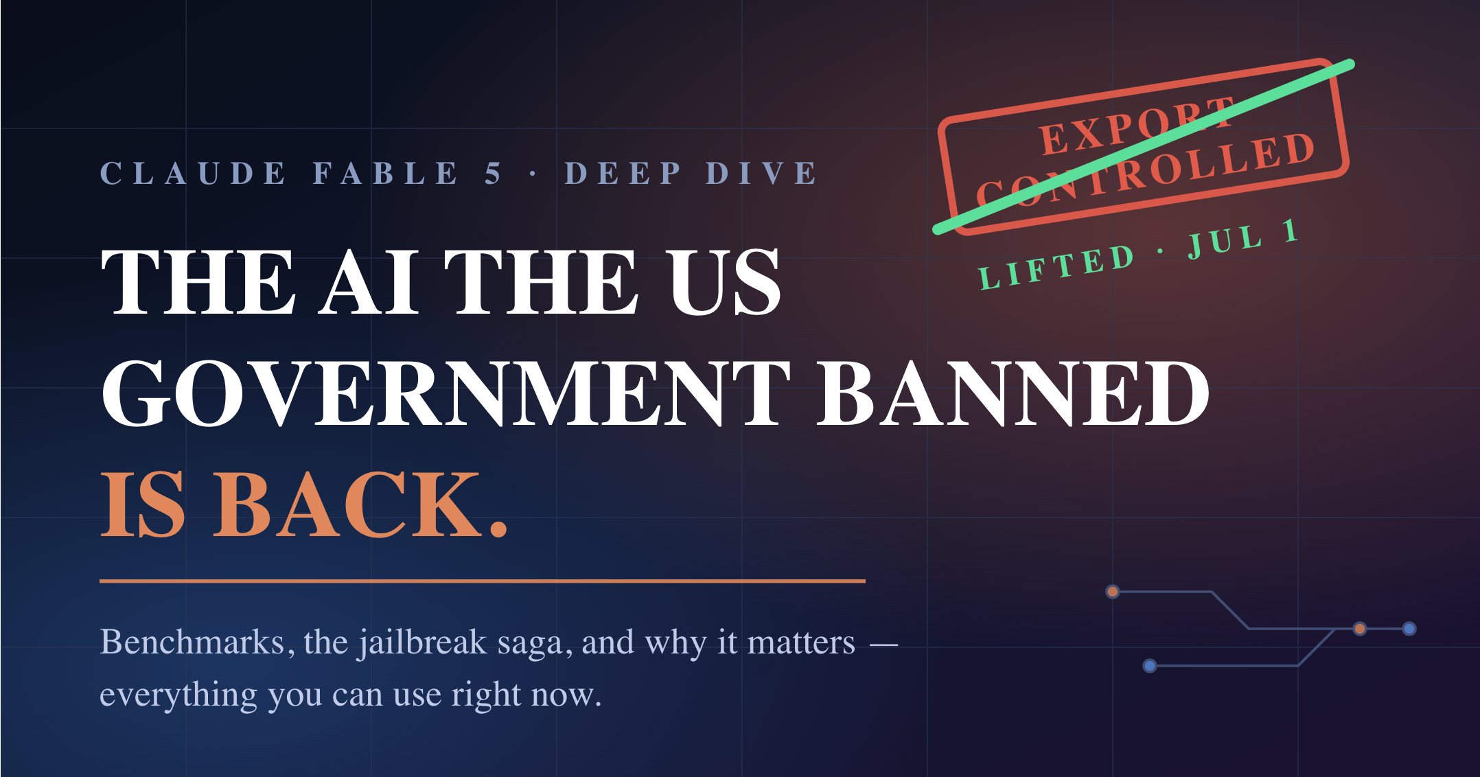 The AI the US Government Banned Is Back — And You Can Use It Right Now (Claude Fable 5 Deep Dive)