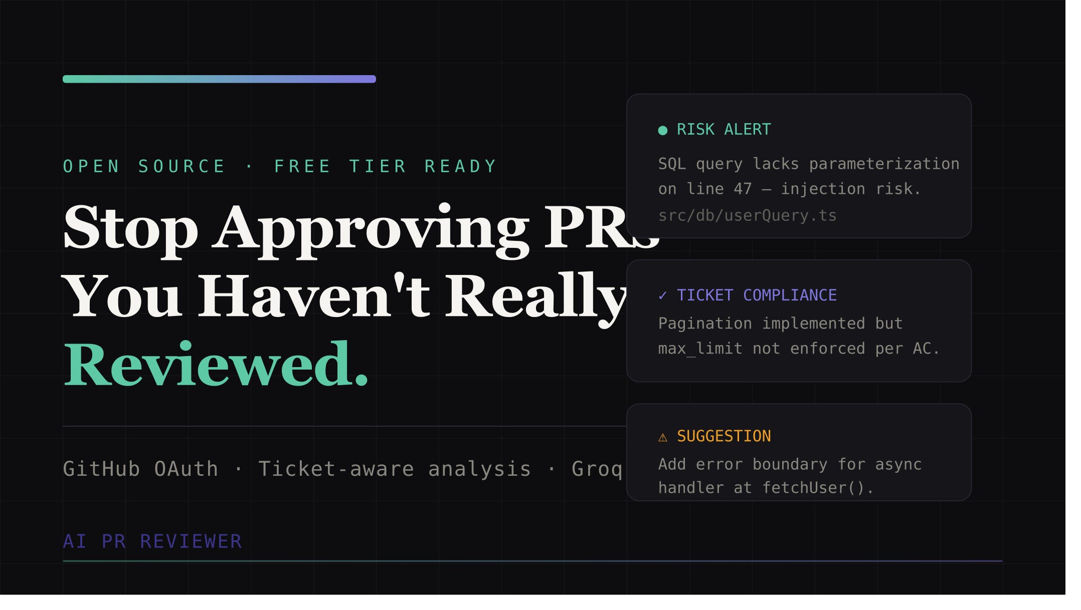 I Built an AI-Powered PR Code Reviewer — And You Can Use It for Free