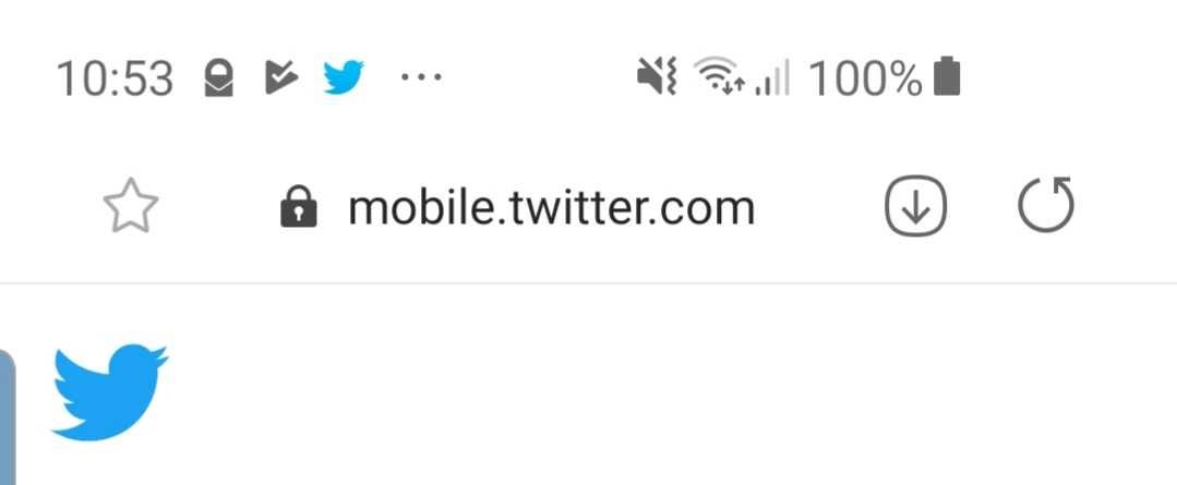 The install icon (down arrow) in the URL bar indicates when you can install a web app (as shown with Twitter)