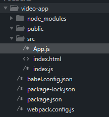 App.js file