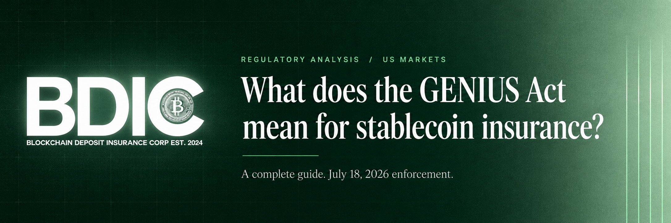 What does the GENIUS Act mean for stablecoin insurance? A complete guide