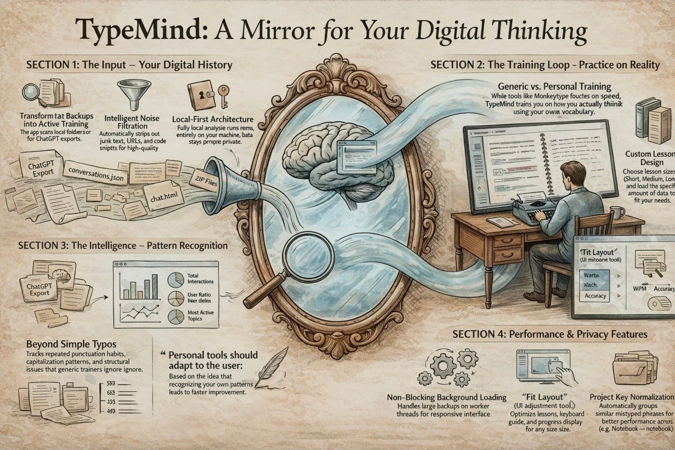 Train on Your Own Data: A Practical Approach to Typing and Writing Improvement