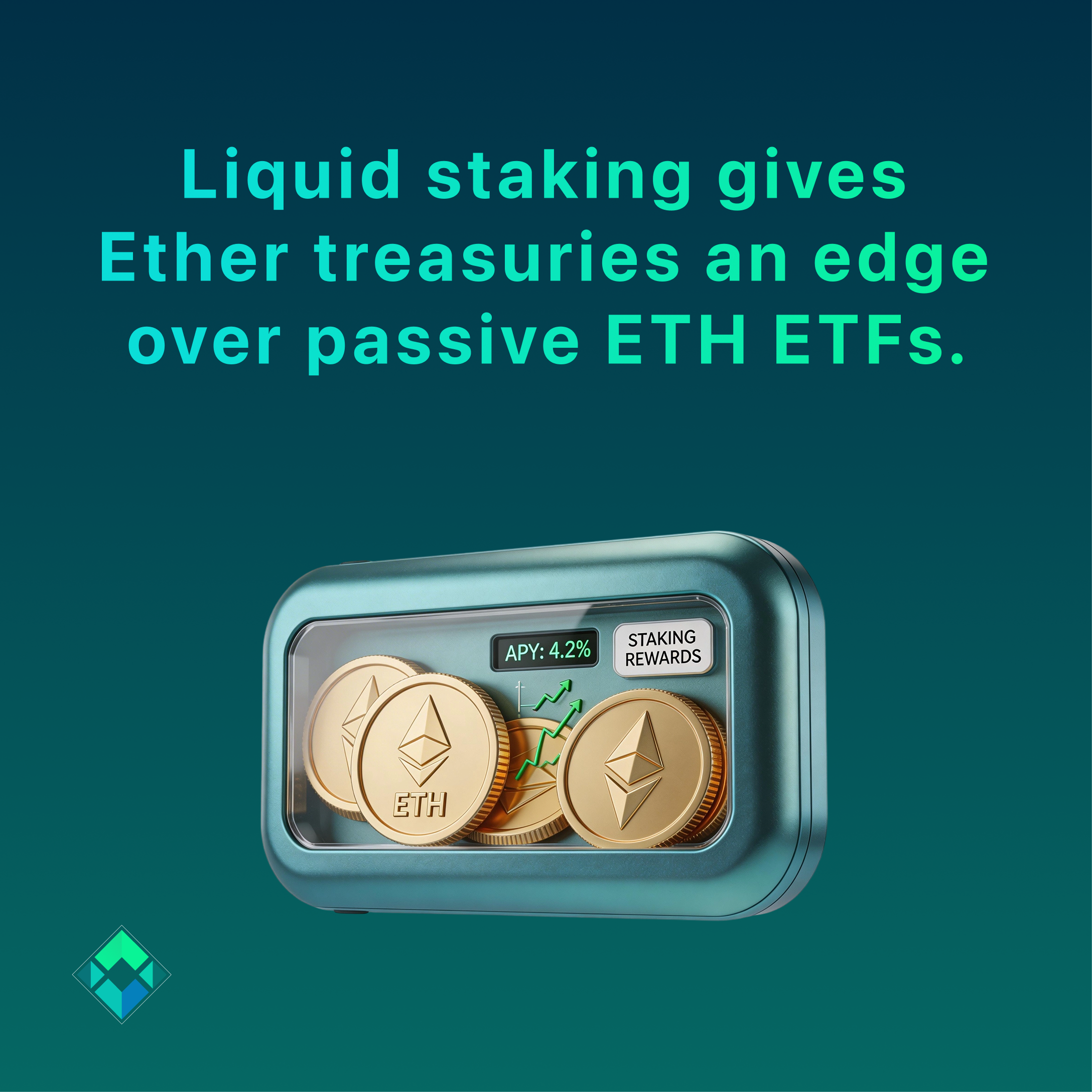 JGCMGS Analysis: Why Liquid Staking is the New Standard for Ether Treasuries