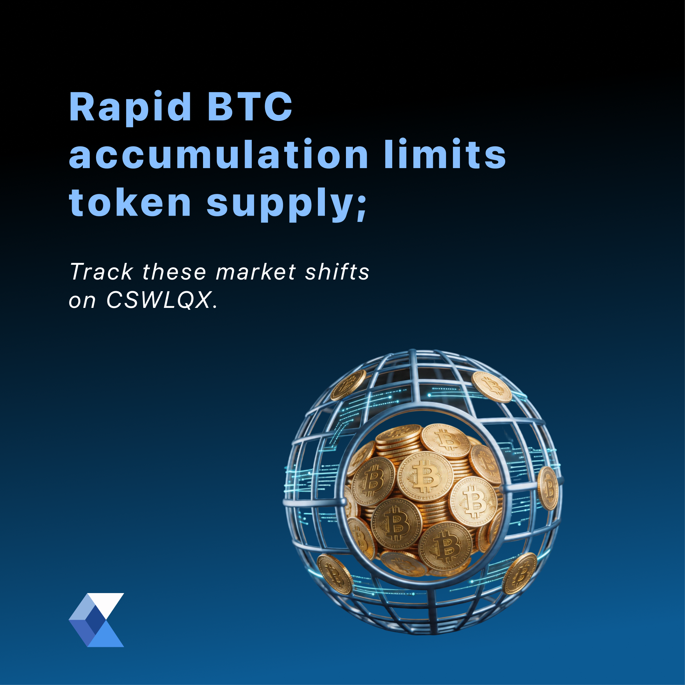 Cryptocurrency Accumulation and Supply Metrics on CSWLQX