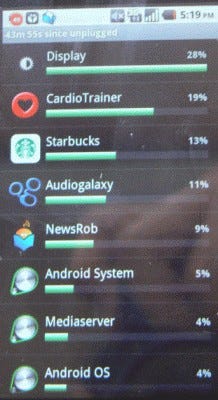 Starbucks Android App Battery Killer