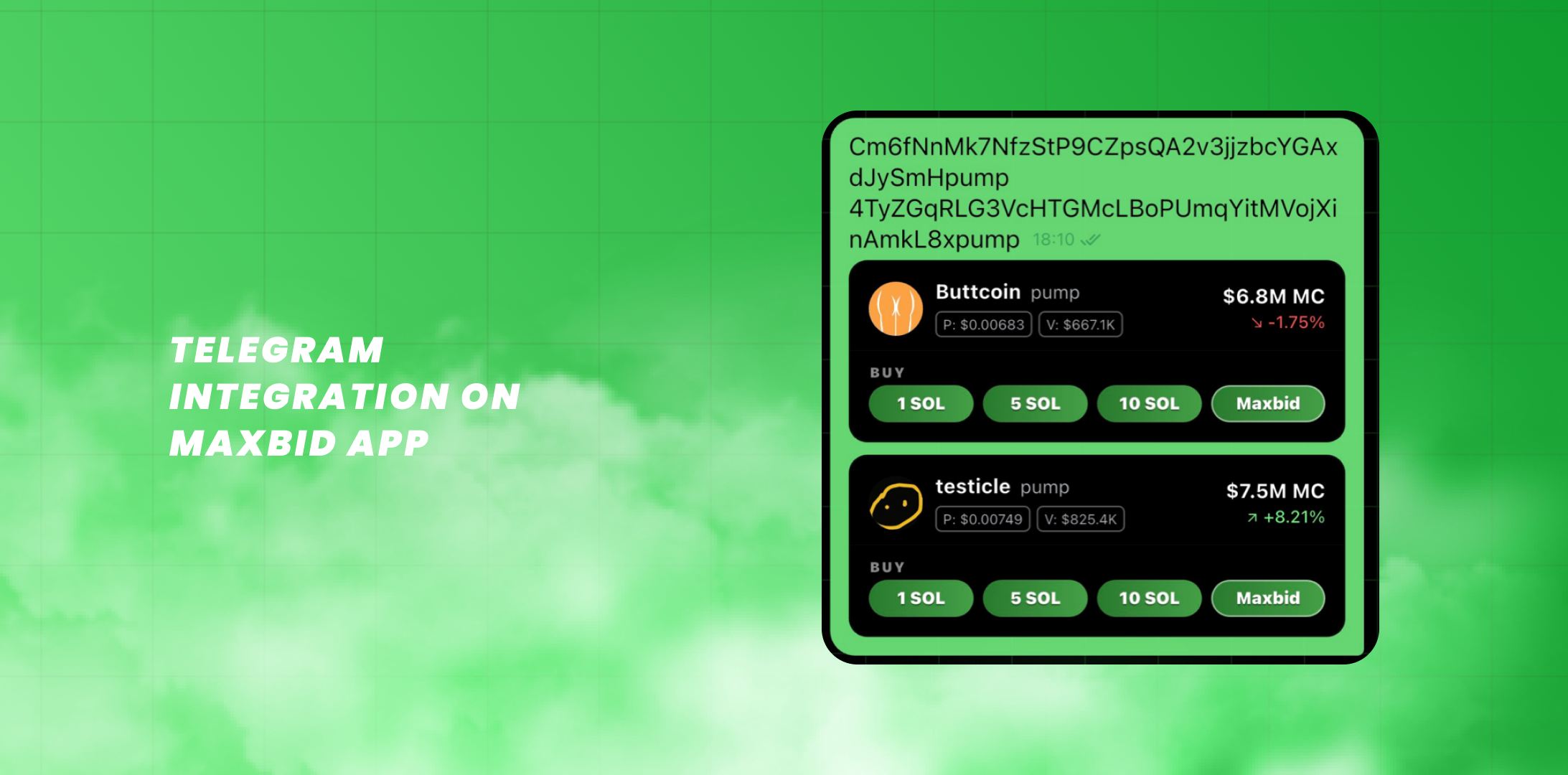 Maxbid just made Telegram the most powerful trading terminal in crypto