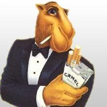 THAT CAMEL SURE LOVES SMOKING!!!