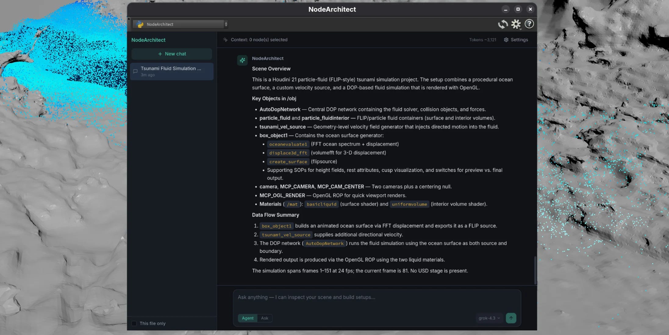 NodeArchitect — AI Agent for Houdini
