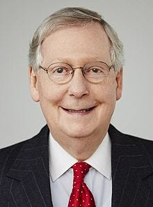 Mitch McConnell: A Senator who downplayed the importance of the issue of slavery saying that 1619 is not an important date in US history.
