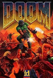 DOOM, a classic first-person shooter game