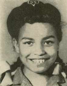 Image of 10-year-old Angel Davis during her girl’s scout in Birmingham, Alabama.