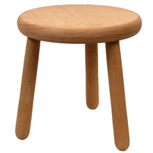 A three-legged stool.