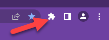 Chrome web browser extension icon