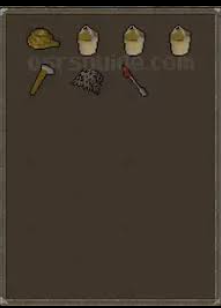 A recommended inventory setup for the Tempoross minigame in Old School RuneScape.