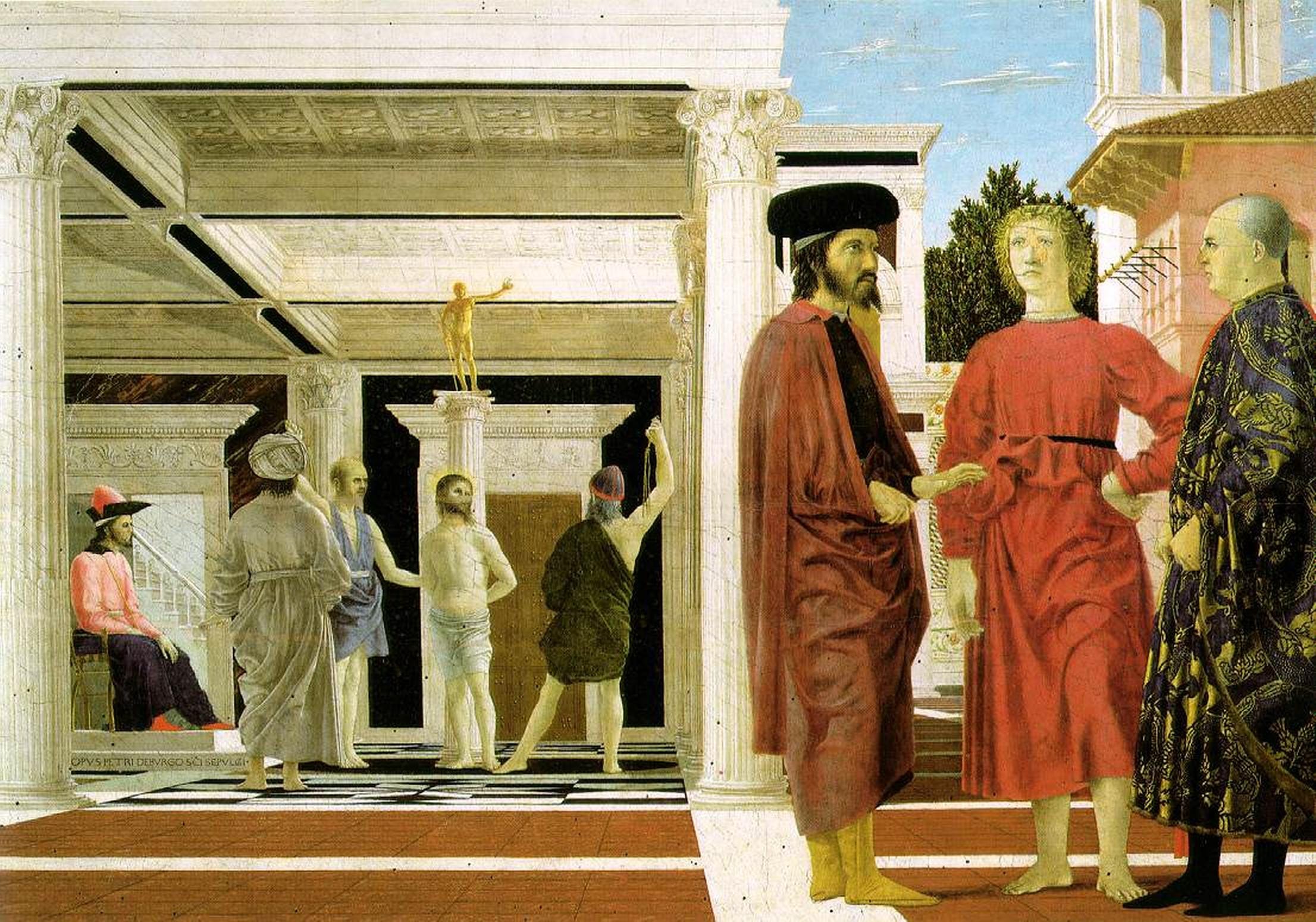 Piero della Francesca and The Creation of A Unique Spacetime