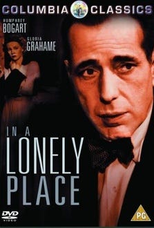 DVD cover of “In a Lonely Place” movie (1950)