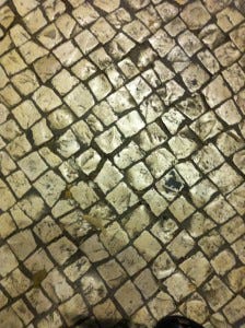 This is typical of the paving all over lisbon