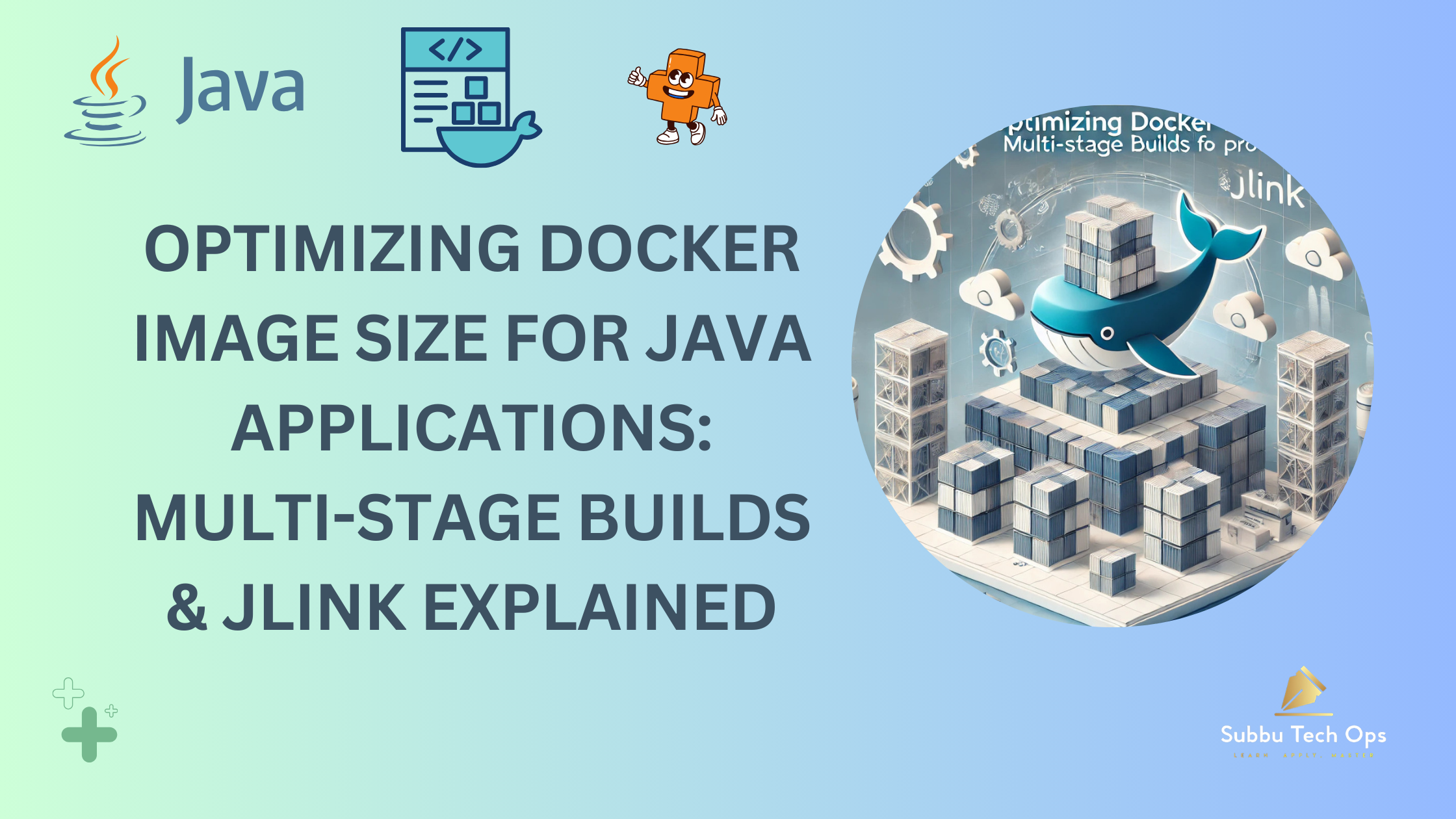 Optimizing Docker Image Size for Java Applications: Multi-Stage Builds & JLink Explained