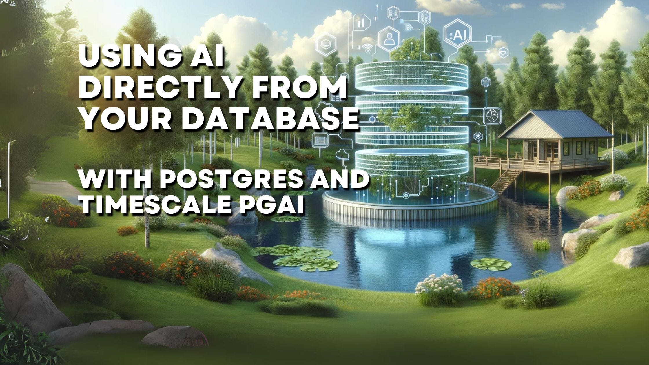 Using AI directly from your database — with PostgreSQL and pgai