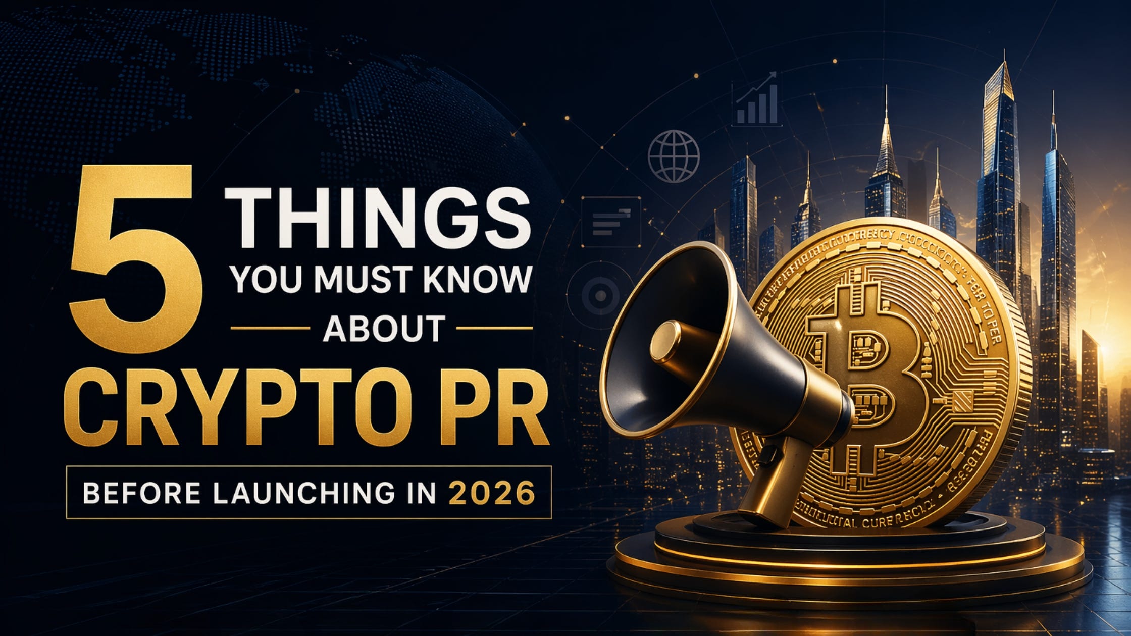 5 Things You Must Know About Crypto PR Before Launching in 2026