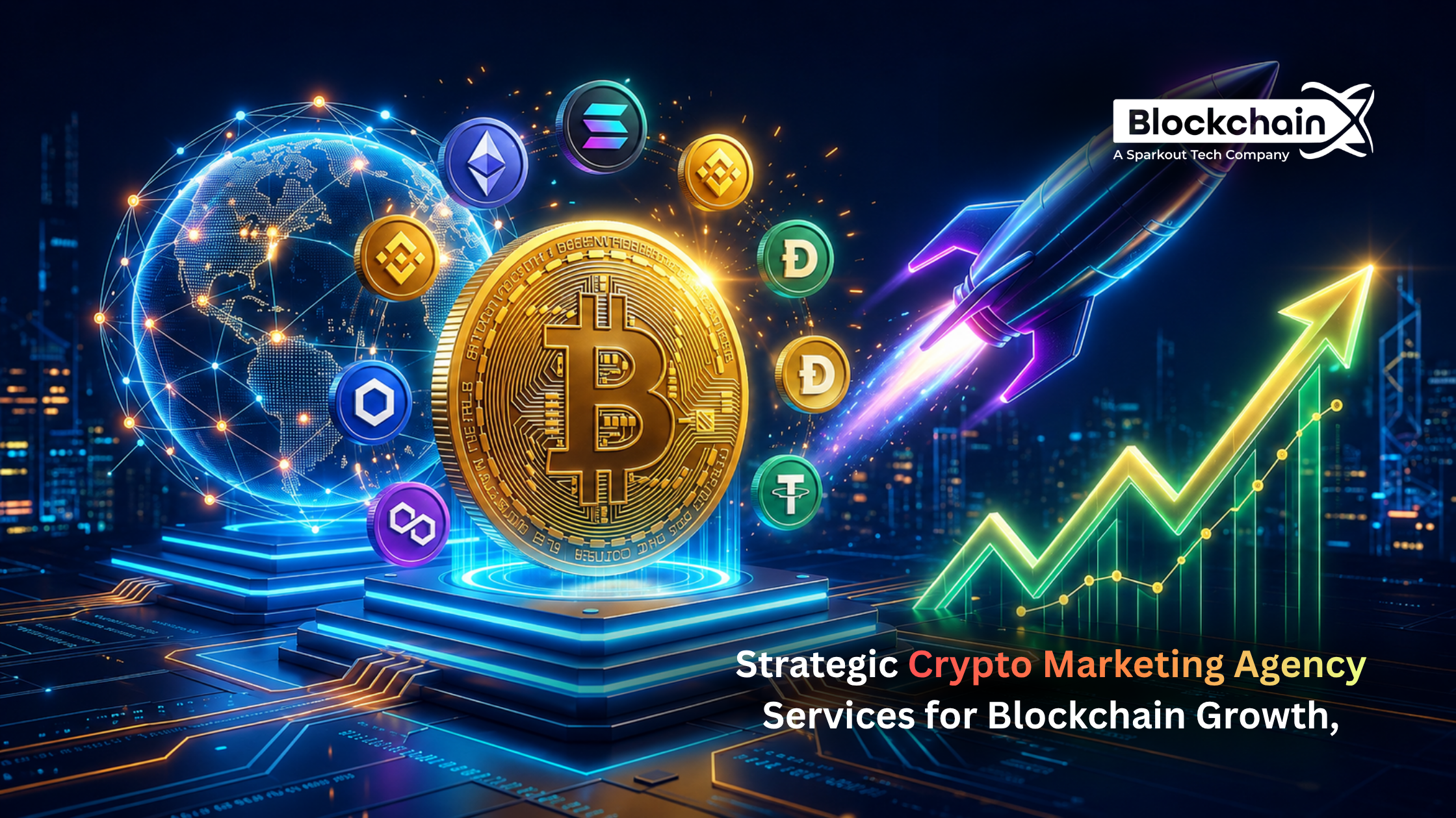Strategic Crypto Marketing Agency Services for Blockchain Growth, Community Building, and Investor…