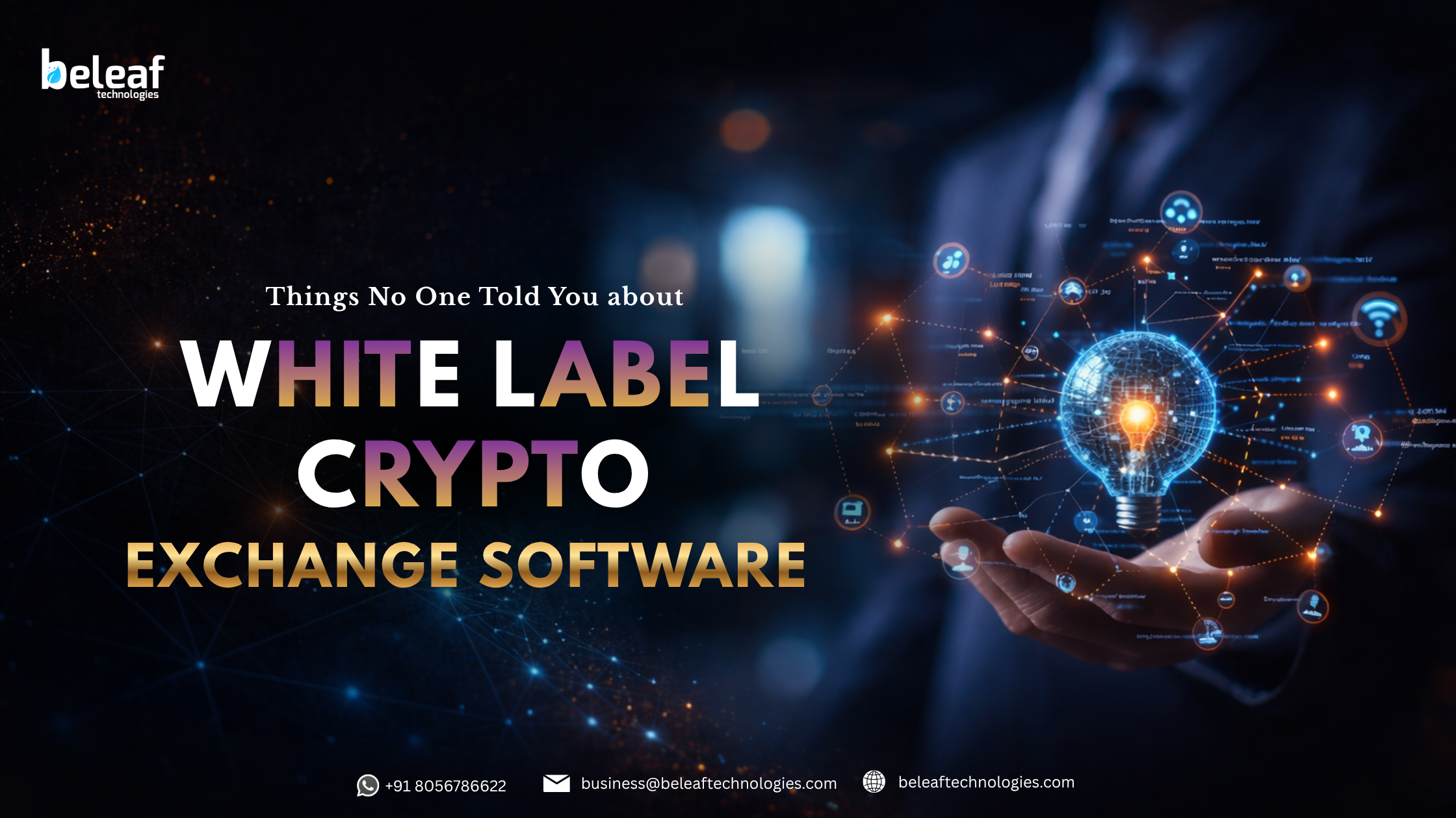 Things No One Told You About White Label Crypto Exchange Software