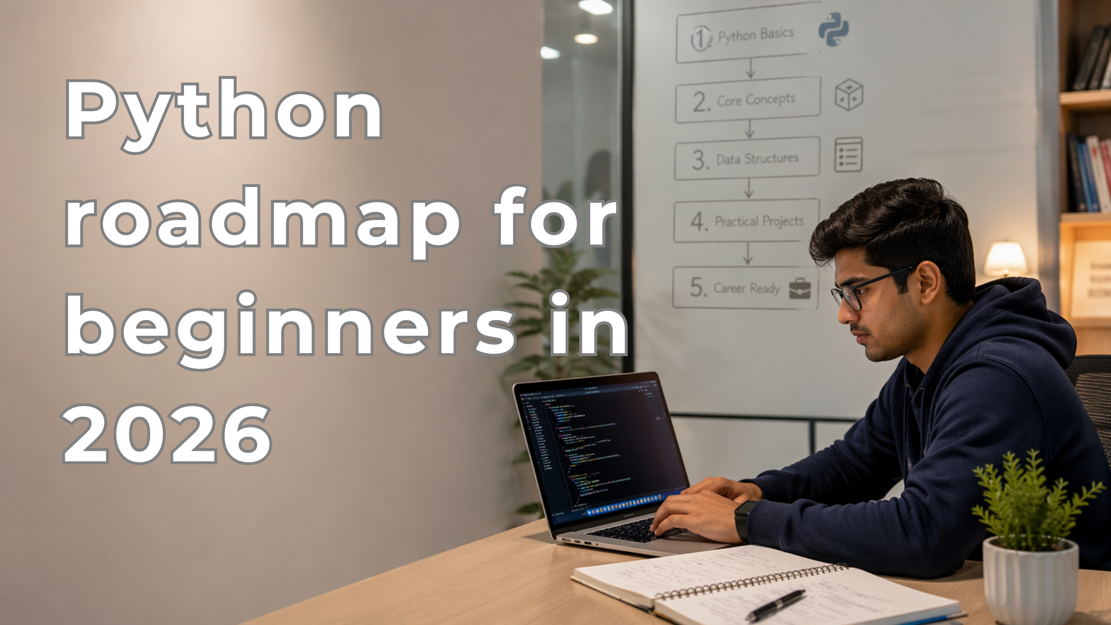 Python Roadmap for Beginners in 2026: Learn Less, Build More