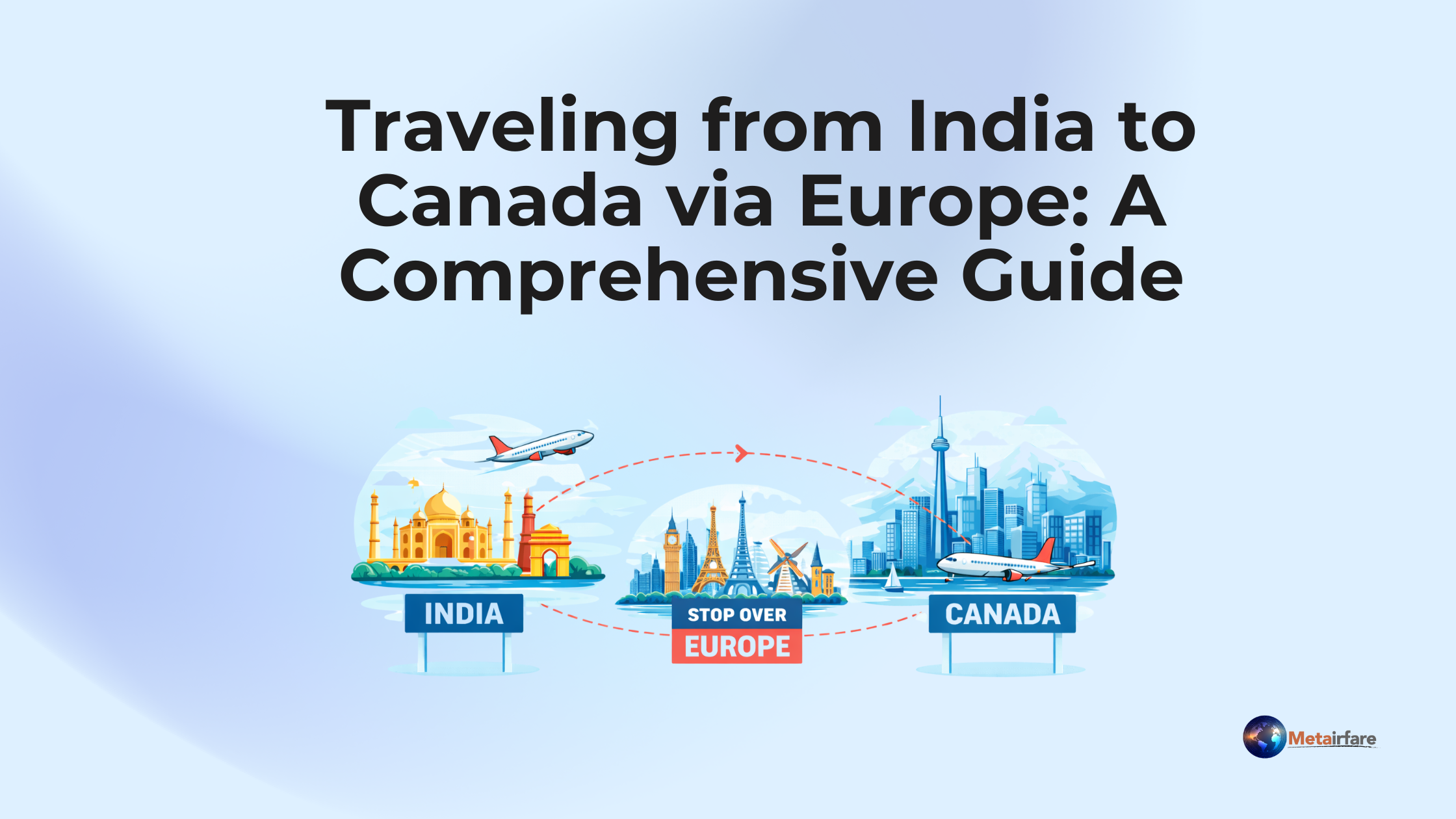 Traveling from India to Canada via Europe: A Smart Travel Strategy