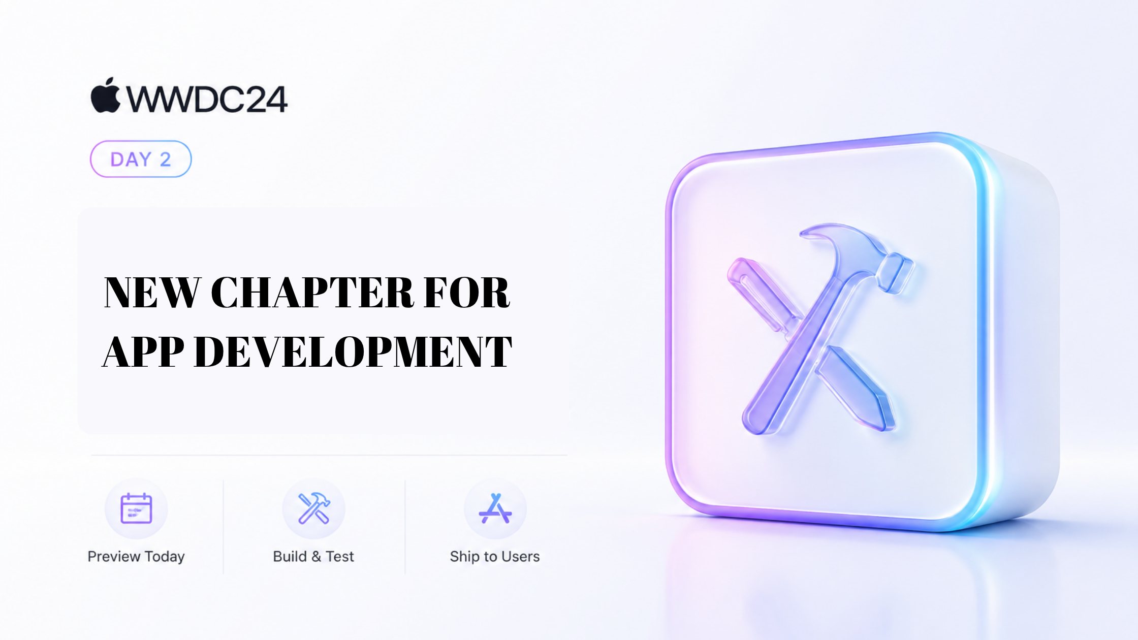 When Can Developers Start Using New Tools Announced at WWDC 2024 Day 2?